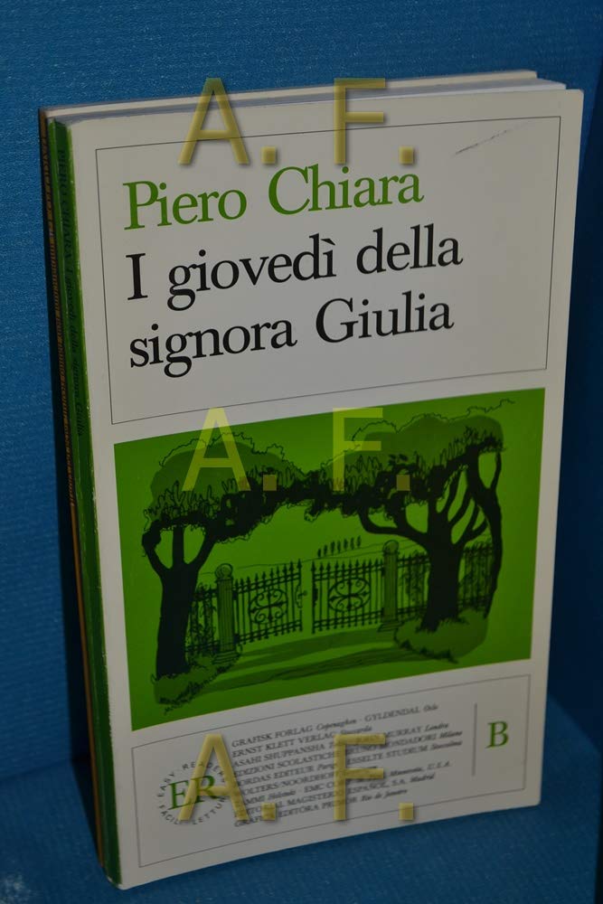 Product Image: Giovedi della Signora Giulia (Easy Reader S.)
