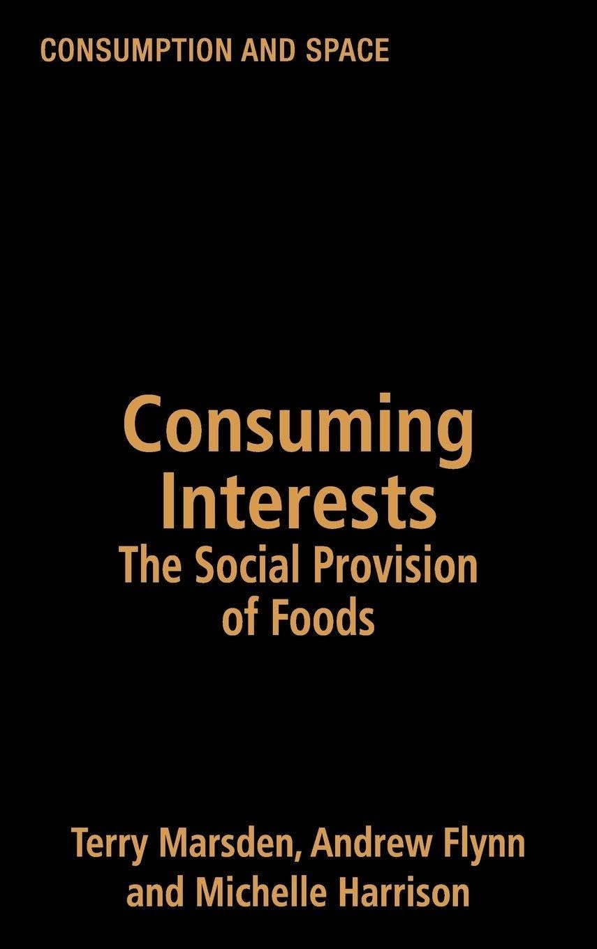 Consuming Interests Social Sciences
