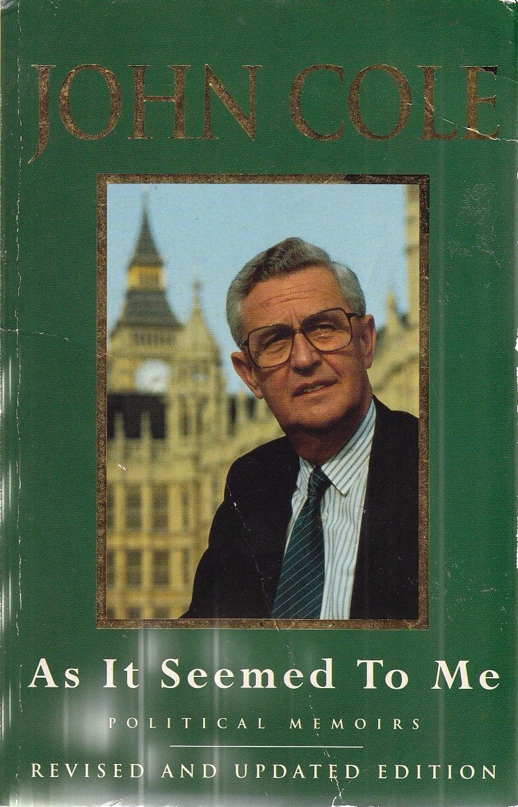 As it Seemed to Me: Political Memoirs Science