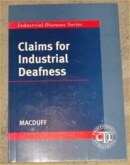 Product Image: Deafness (Industrial Diseases S.)
