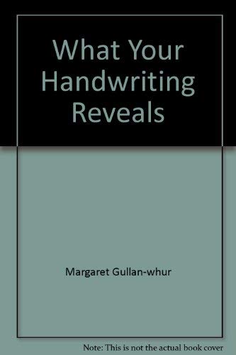 What Your Handwriting Reveals book