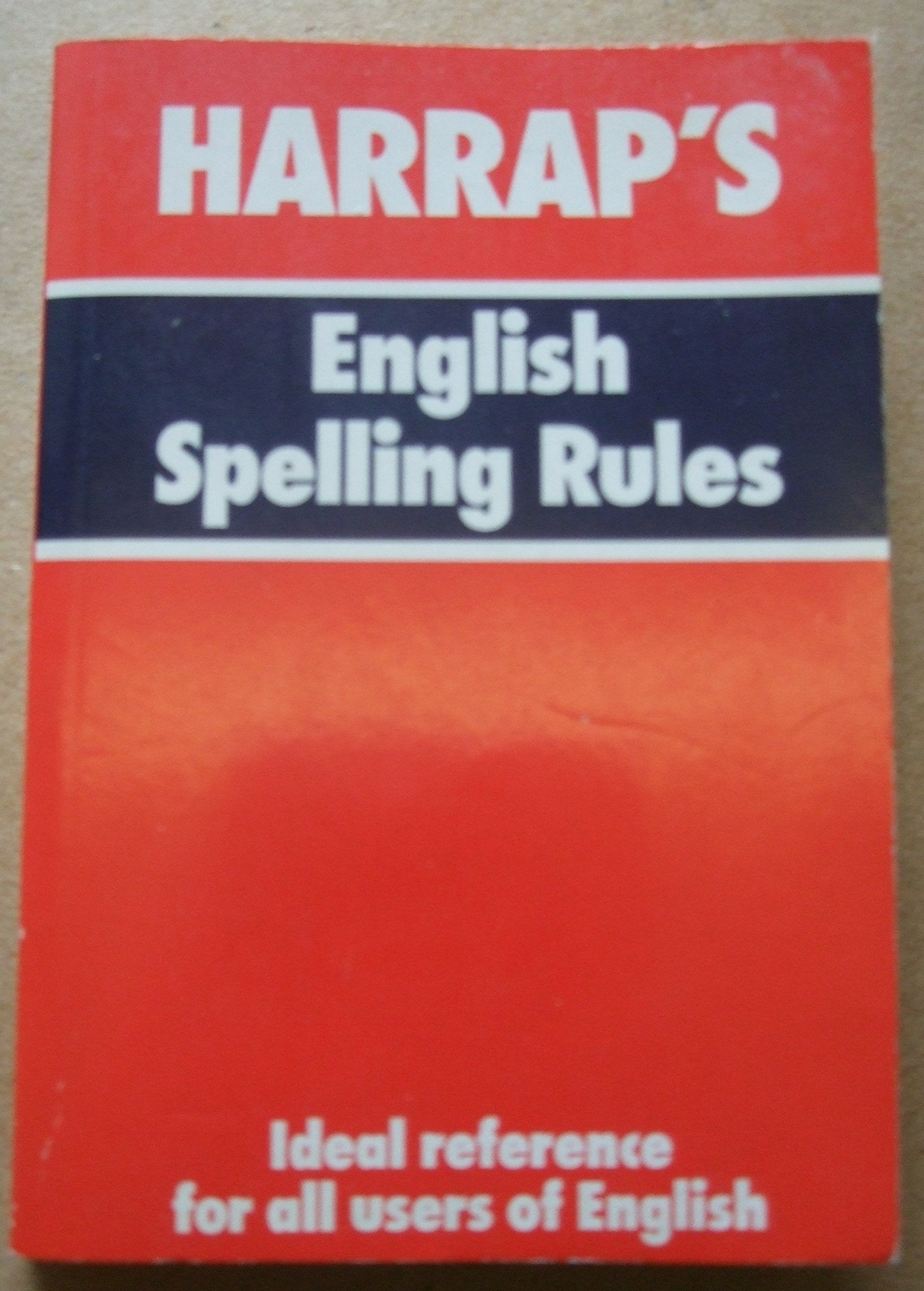 English Spelling Rules Books