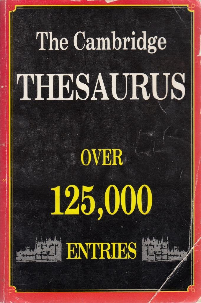 The Cambridge Thesaurus (Paperback) Books
