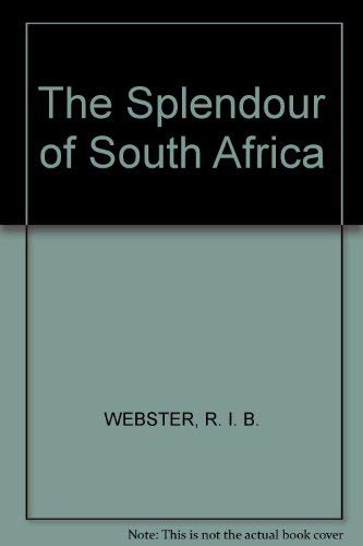 The Splendour of South Africa Books