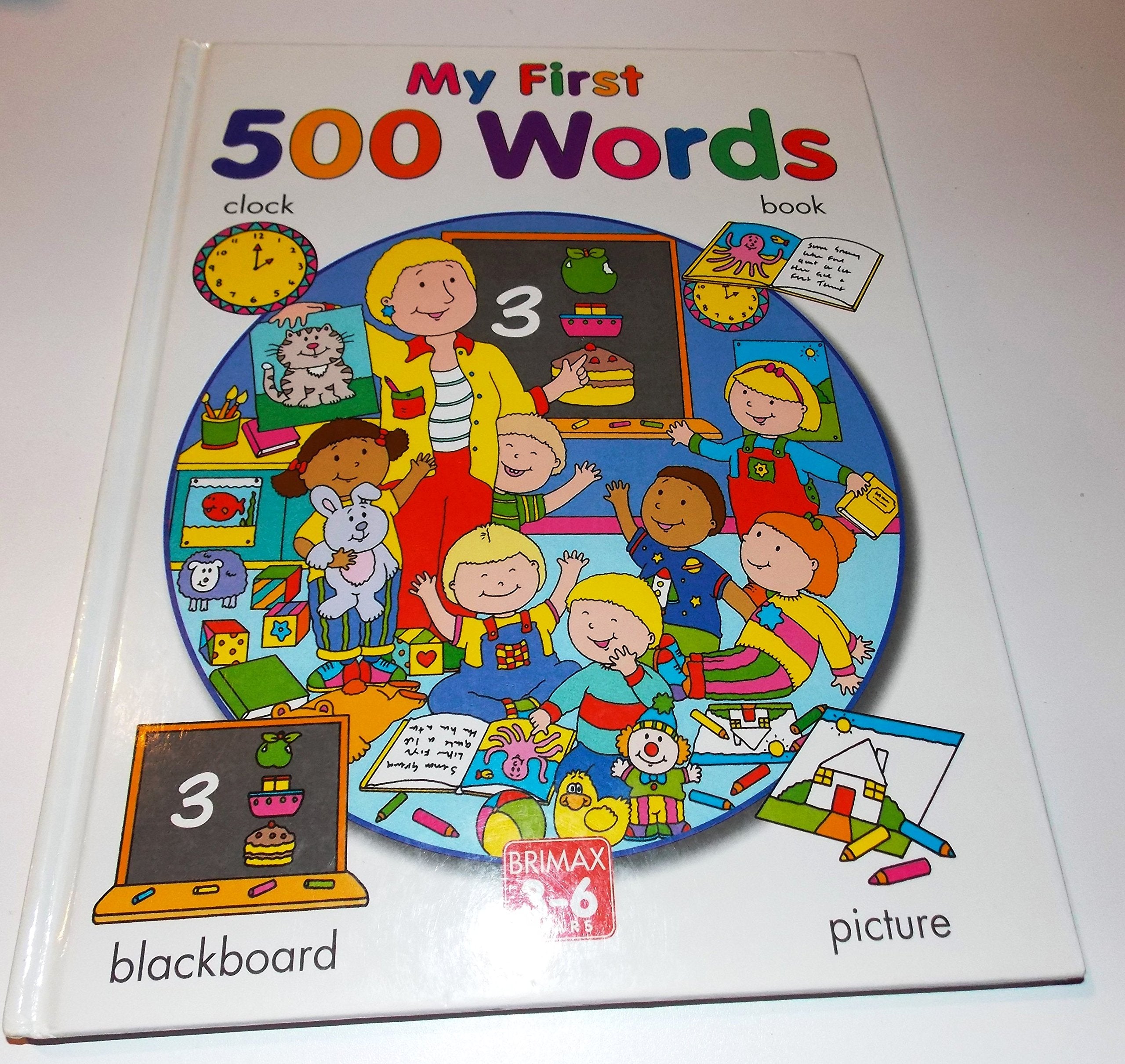 My First 500 Words (Early learning) Non-fiction books for kids