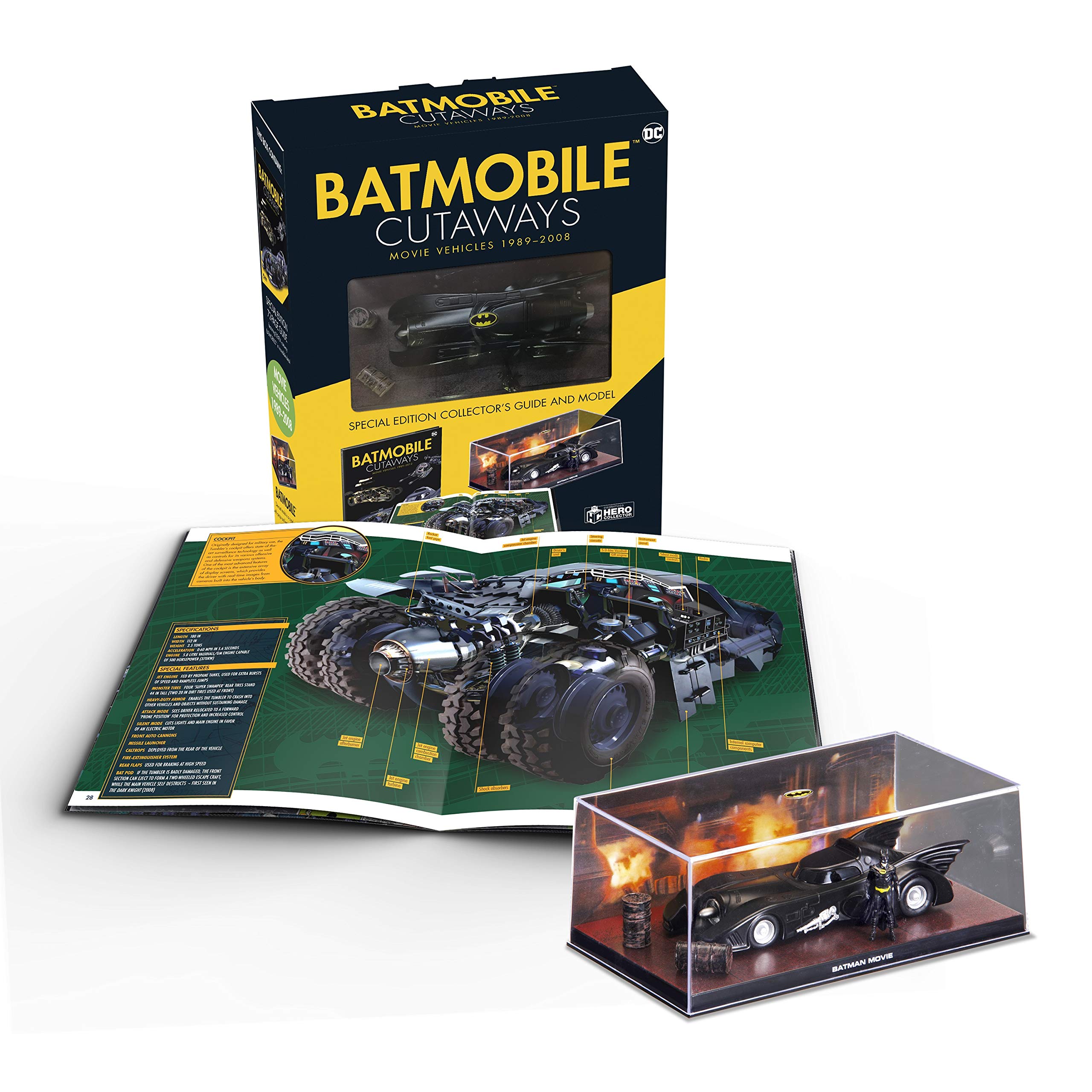 Batmobile Cutaways: The Movie Vehicles 1989-2012 Plus Collectible Manga