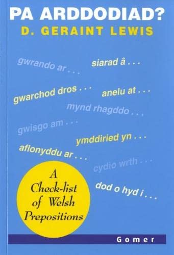 Pa Arddodiad? - A Check-list of Verbal Prepositions Social Sciences