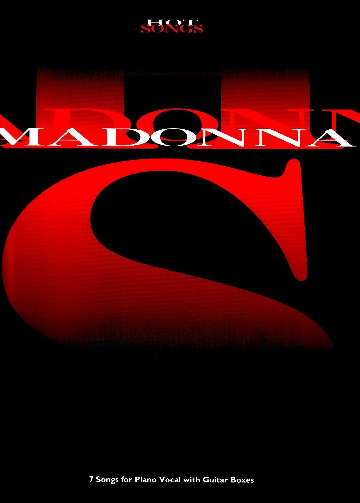 Madonna (Hot songs) (Piano Vocal Guitar) book