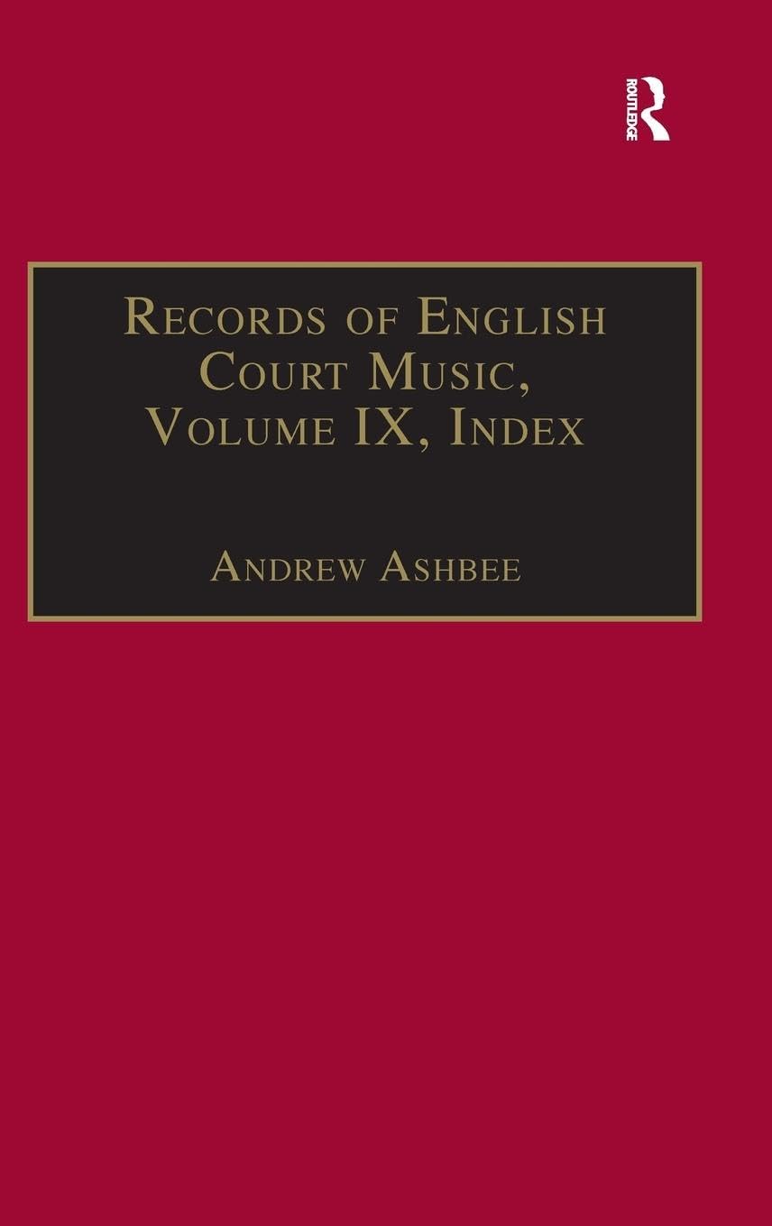 Records of English Court Music Contemporary literature
