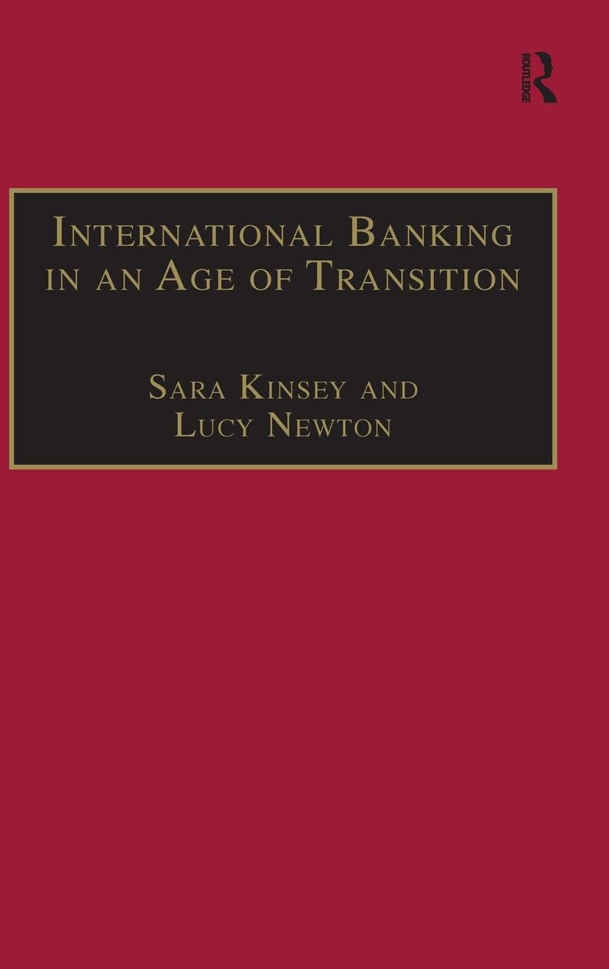 International Banking in an Age of Transition Business, Finance & Career