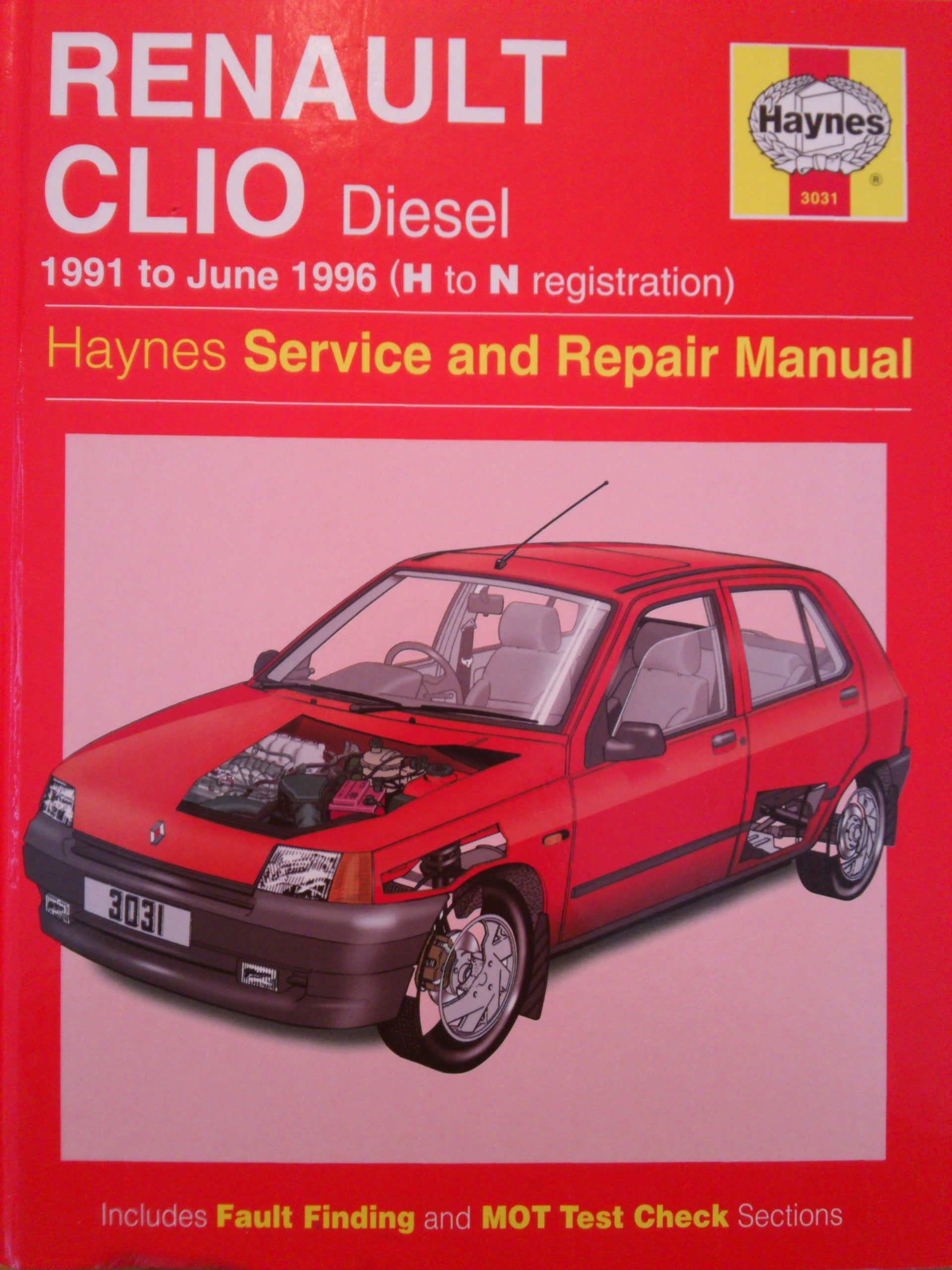 Renault Clio Diesel Service and Repair Manual book