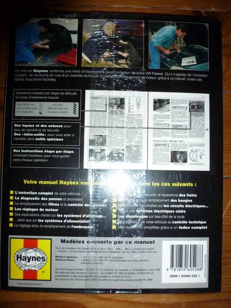 Rth - Haynes - Passat III 88-96 Revue Technique Haynes Volkswagen Etat - Bon Etat book