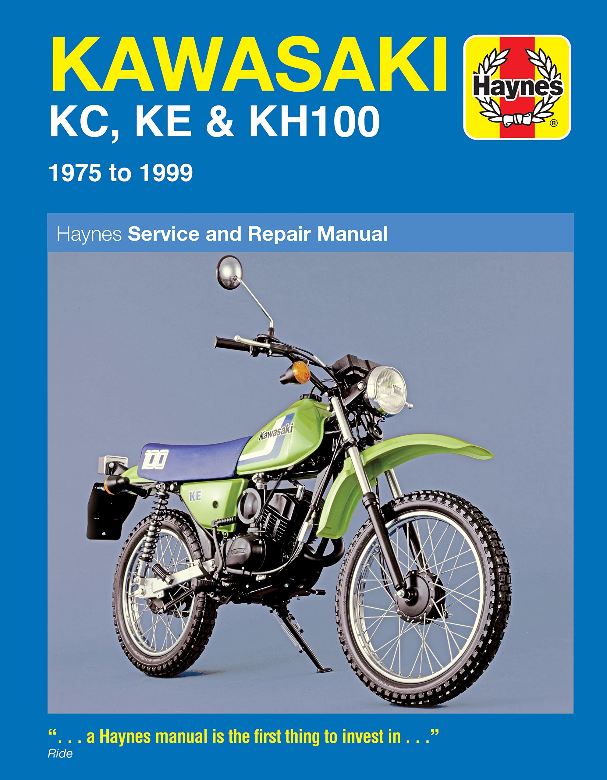 Kawasaki KC, KE & KH100 1975 to 1999 (Haynes Service And Repair Manual) Leisure, Home & Garden