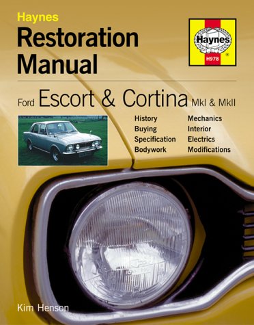 Ford Escort and Cortina Mk I and Mk II: Restoration Manual (Restoration Manuals) Leisure, Home & Garden