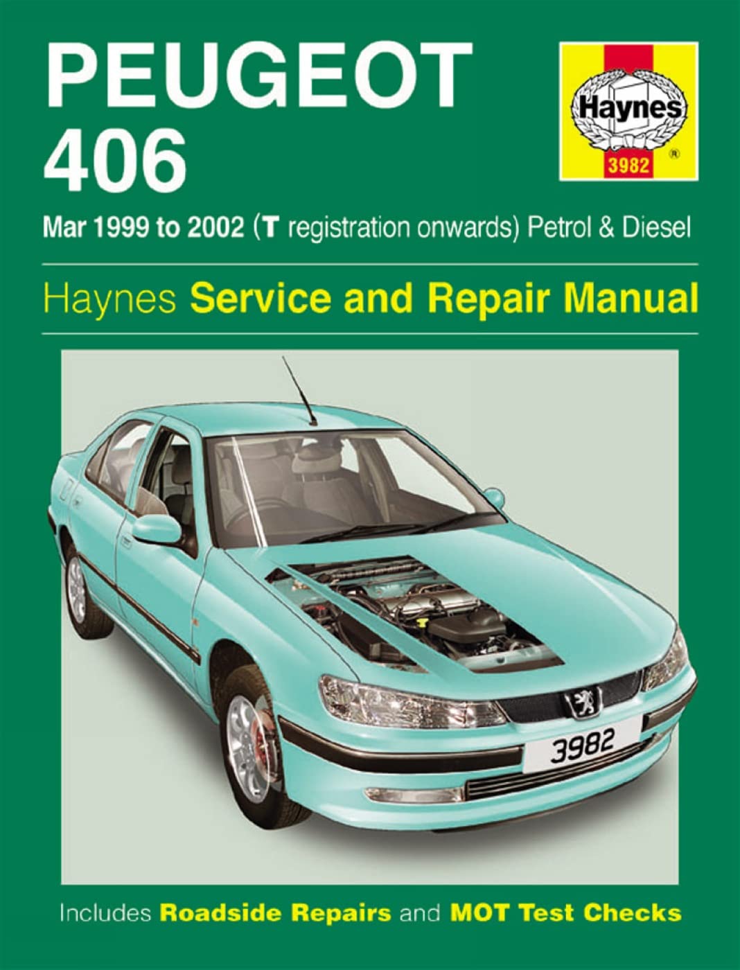 Peugeot 406 Petrol & Diesel (Mar 99 - 02) T To 52 Leisure, Home & Garden