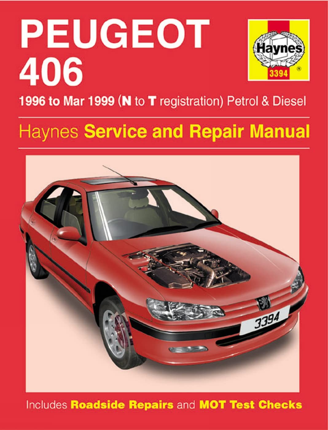 Peugeot 406 Petrol & Diesel (96 - Mar 99) N To T Leisure, Home & Garden