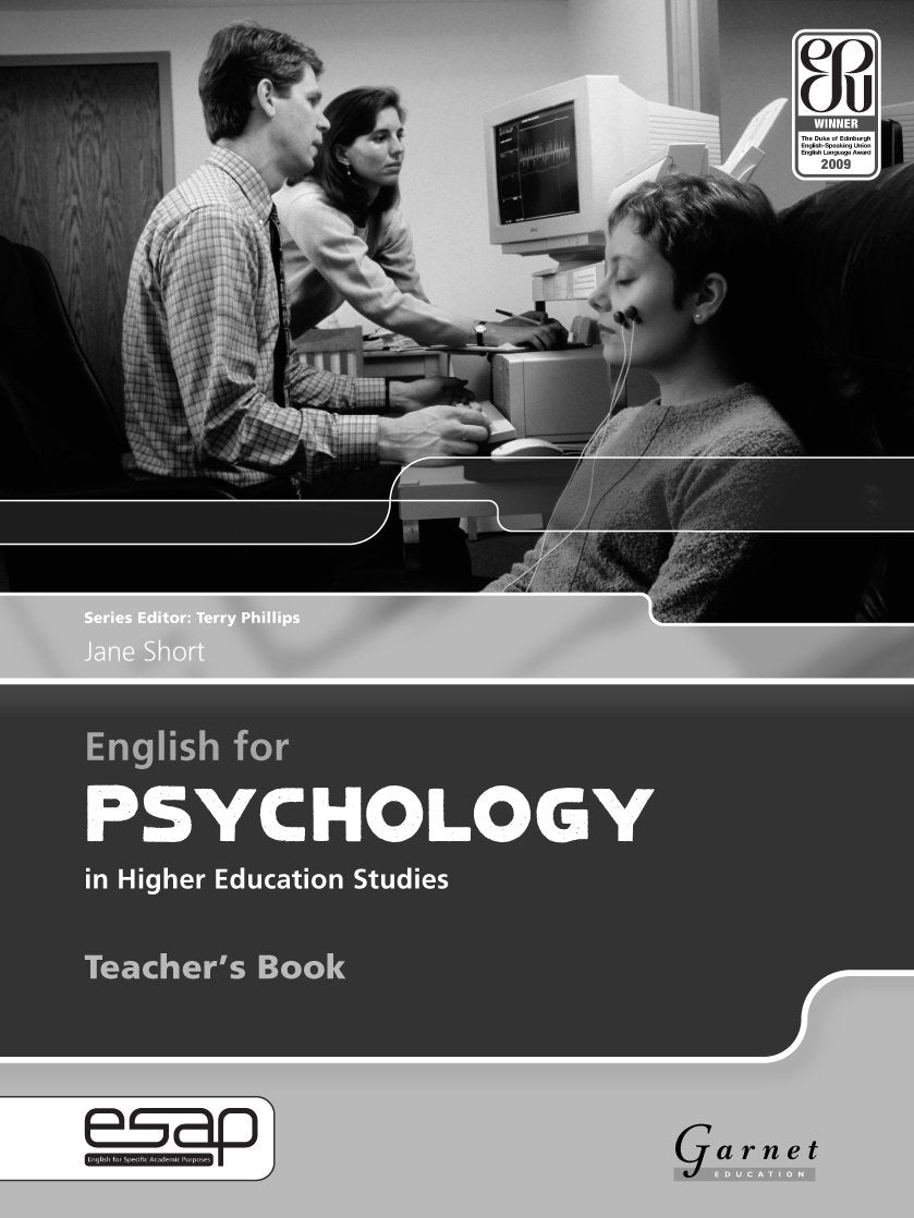 English for Psychology Teacher Book book