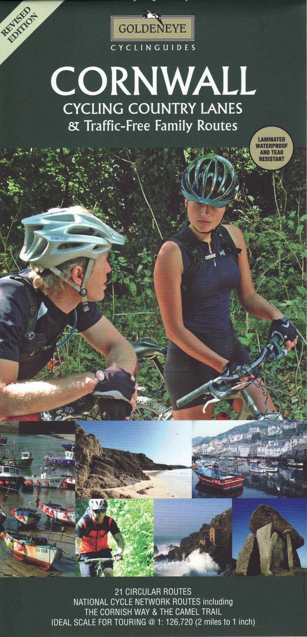 Cornwall Cycling Country Lanes & Traffic-free Family Routes (Goldeneye Cyclinguides) Leisure, Home & Garden