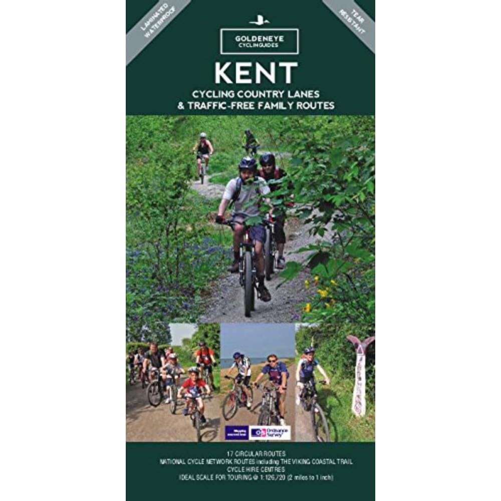 Kent: Cycling Country Lanes & Traffic Free Family Routes (Goldeneye Cyclinguides) Leisure, Home & Garden