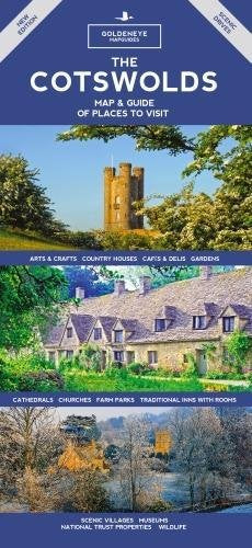 The Cotswolds Map & Guide: Of Places to Visit (Goldeneye Mapguides, Band 1) Leisure, Home & Garden