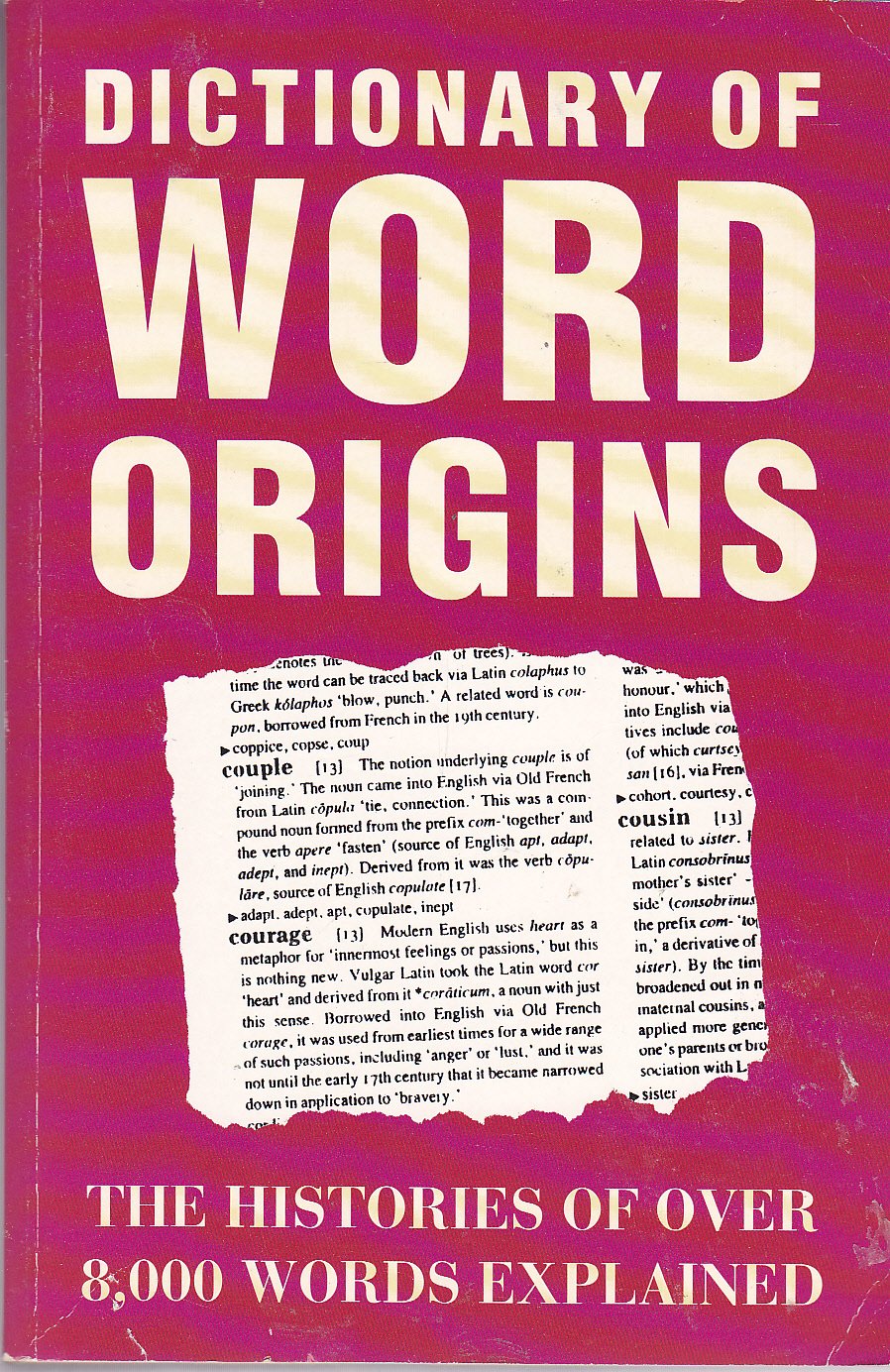 Dictionary of Word Origins book