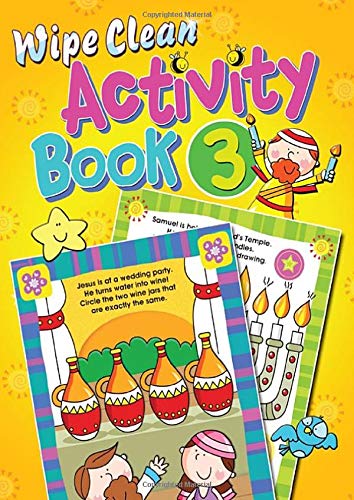 Wipe Clean Activity Book 3: Illustrated by Marie Allen (Wipe Clean Activity Books) Non-fiction