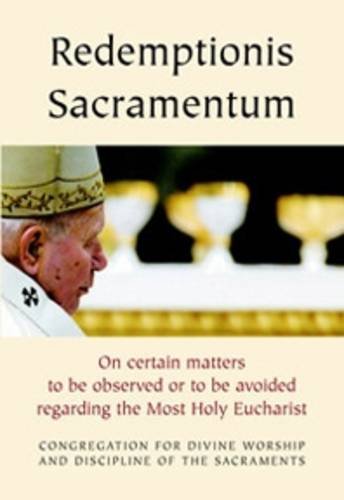Redemptionis Sacramentum Religion & Esotericism