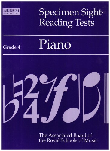 Product Image: Specimen Sight-reading Tests: Grade 4: Piano