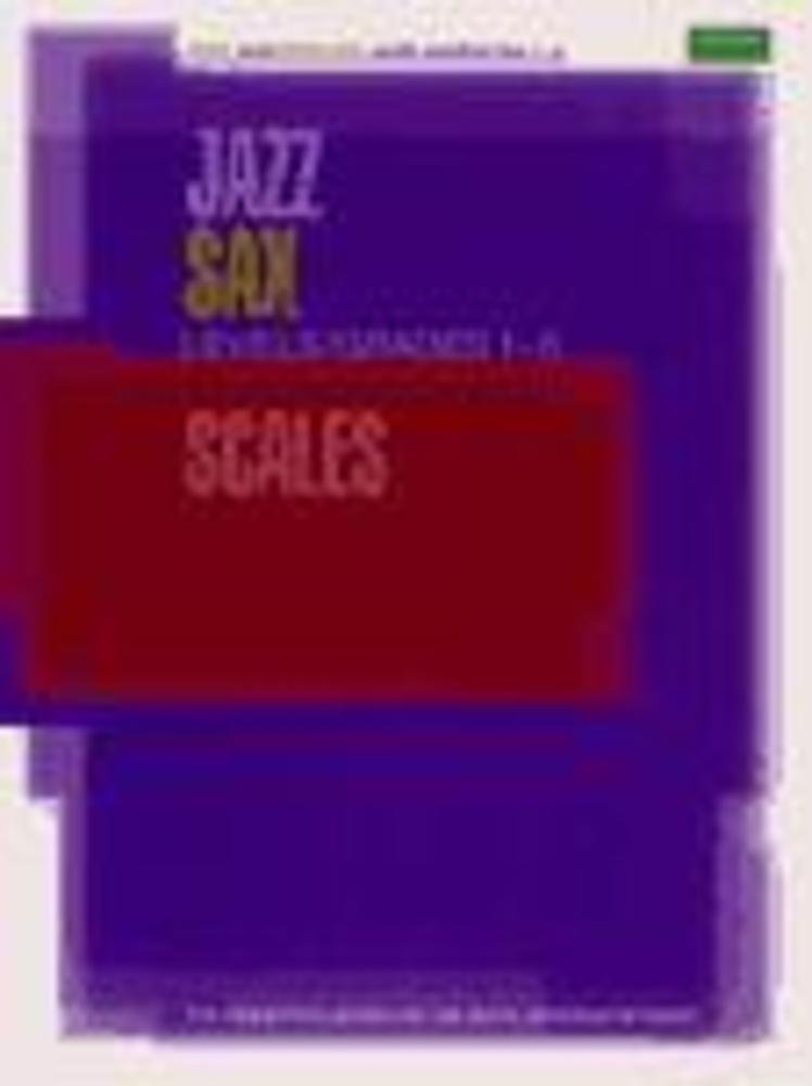 Abrsm jazz: saxophone scales levels/grades 1-5 book