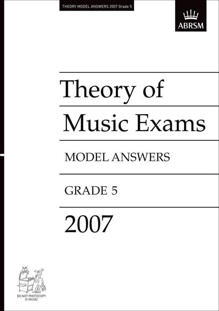 Theory Of Music Exam Model Answers - Gr 5 (2007) Sheet Music