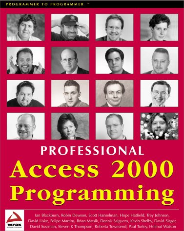 Professional Access 2000 Programming (Programmer to programmer) Computer Science