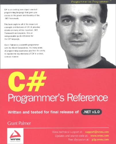 Product Image: C# PROG REF,: Written and tested for final release of .NET v1.0