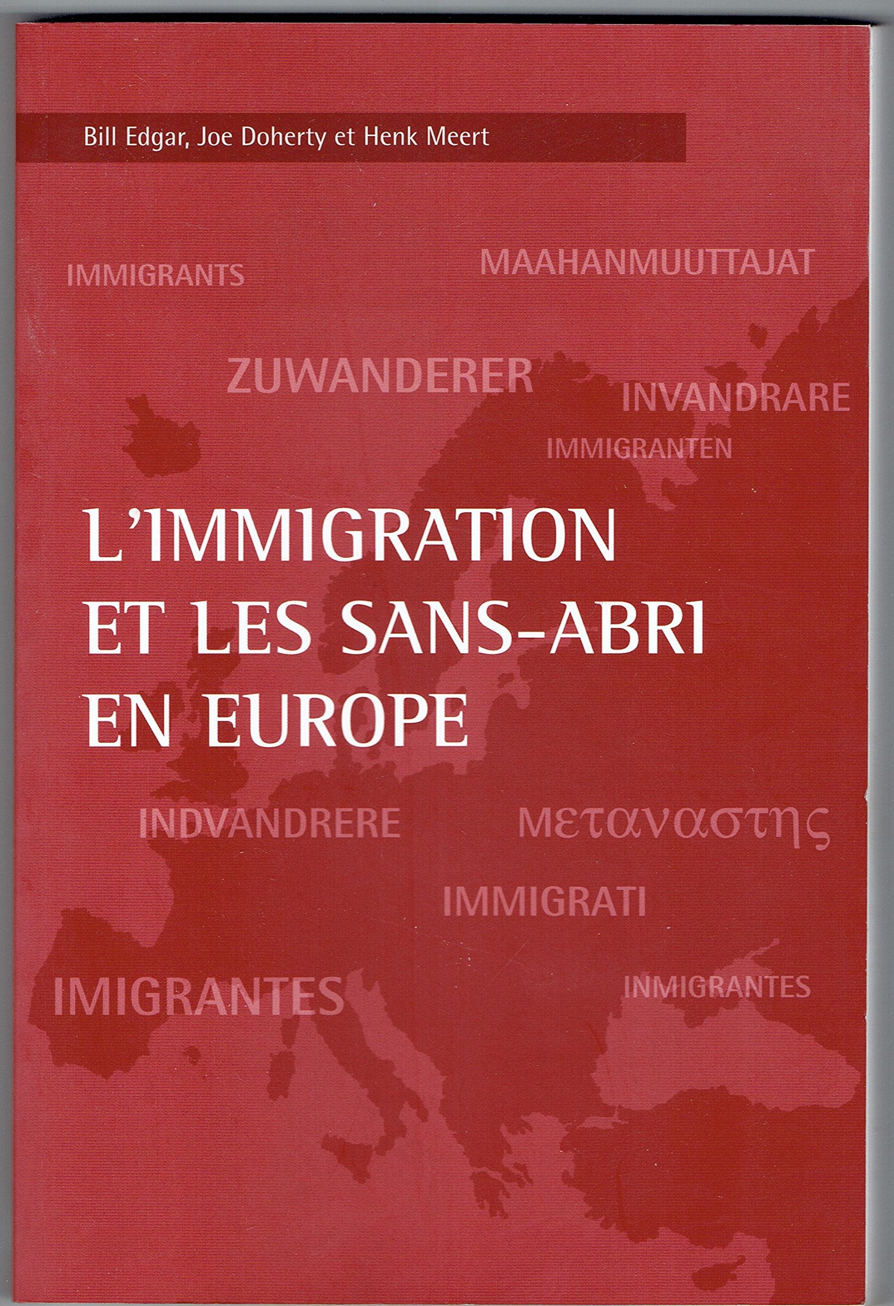 L'immigration et les sans-abris en Europe book