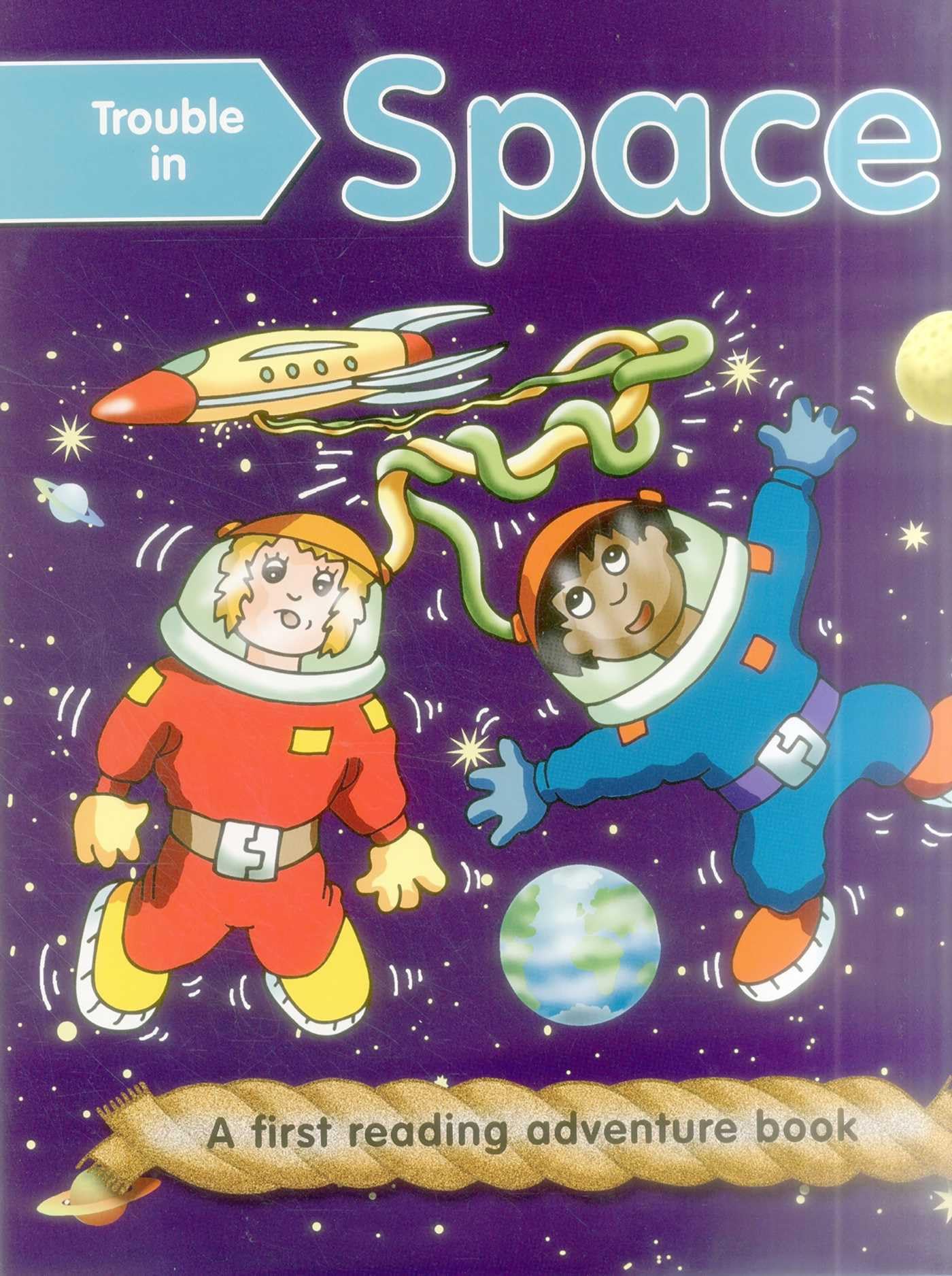 Trouble in Space (Giant Size): First Reading Books for 3-5 Year Olds (A First Reading Adventure Book) Tiptoi & Games