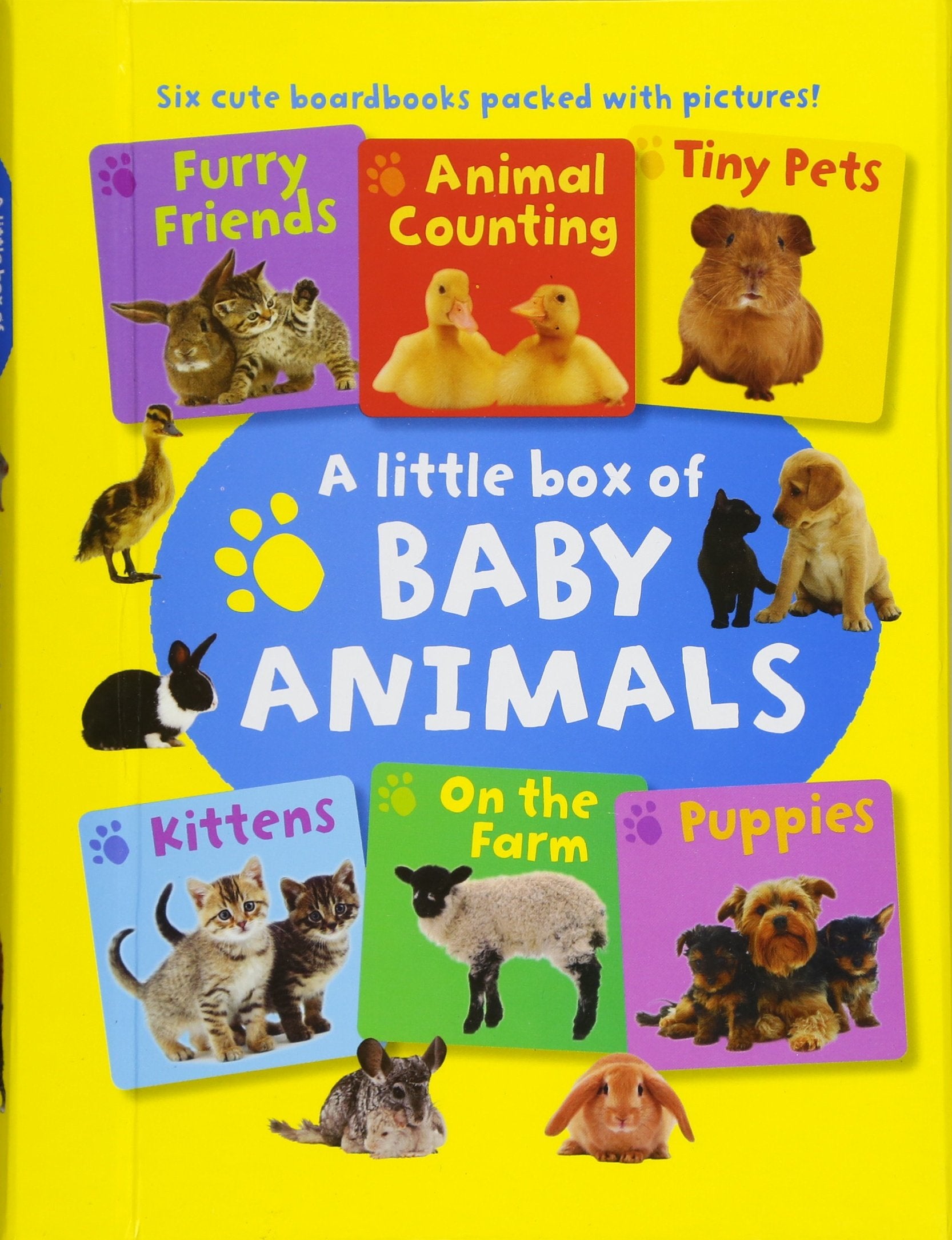 Little Box of Baby Animals: Six Cute Boardbooks Packed with Pictures! Parents & Children