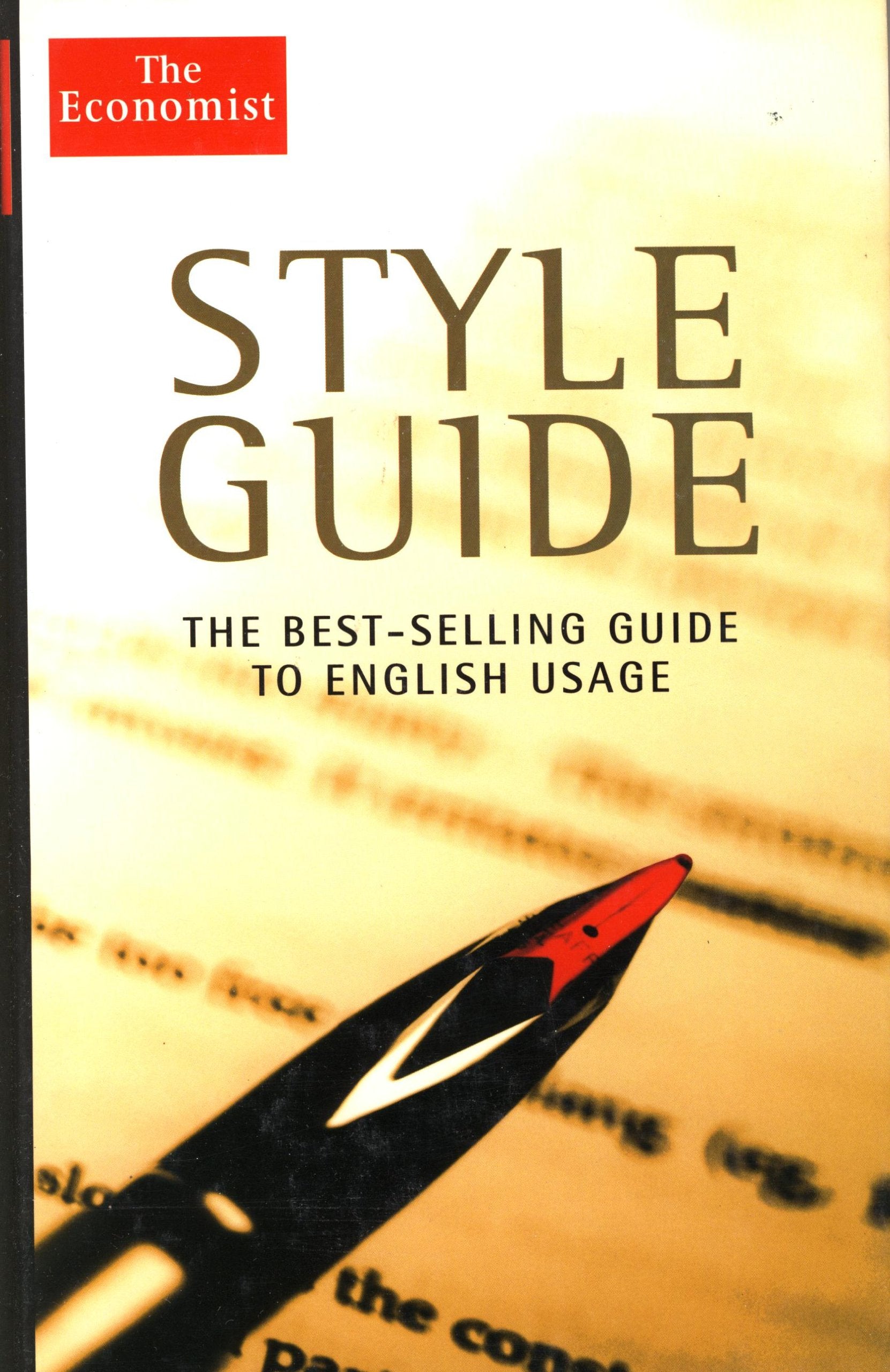The Economist Style Guide book