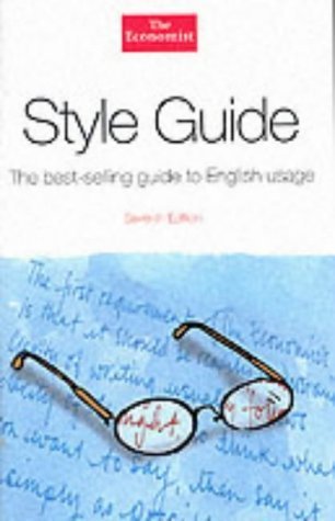 The Economist Style Guide: The Best-Selling Guide to English Usage Law