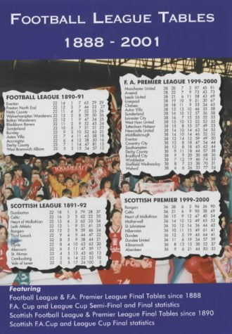 1888-2001 (Football League Tables) Leisure & Fun