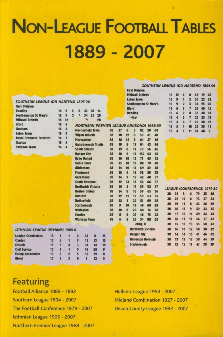 Football League Tables, 1888-2007 Leisure & Fun