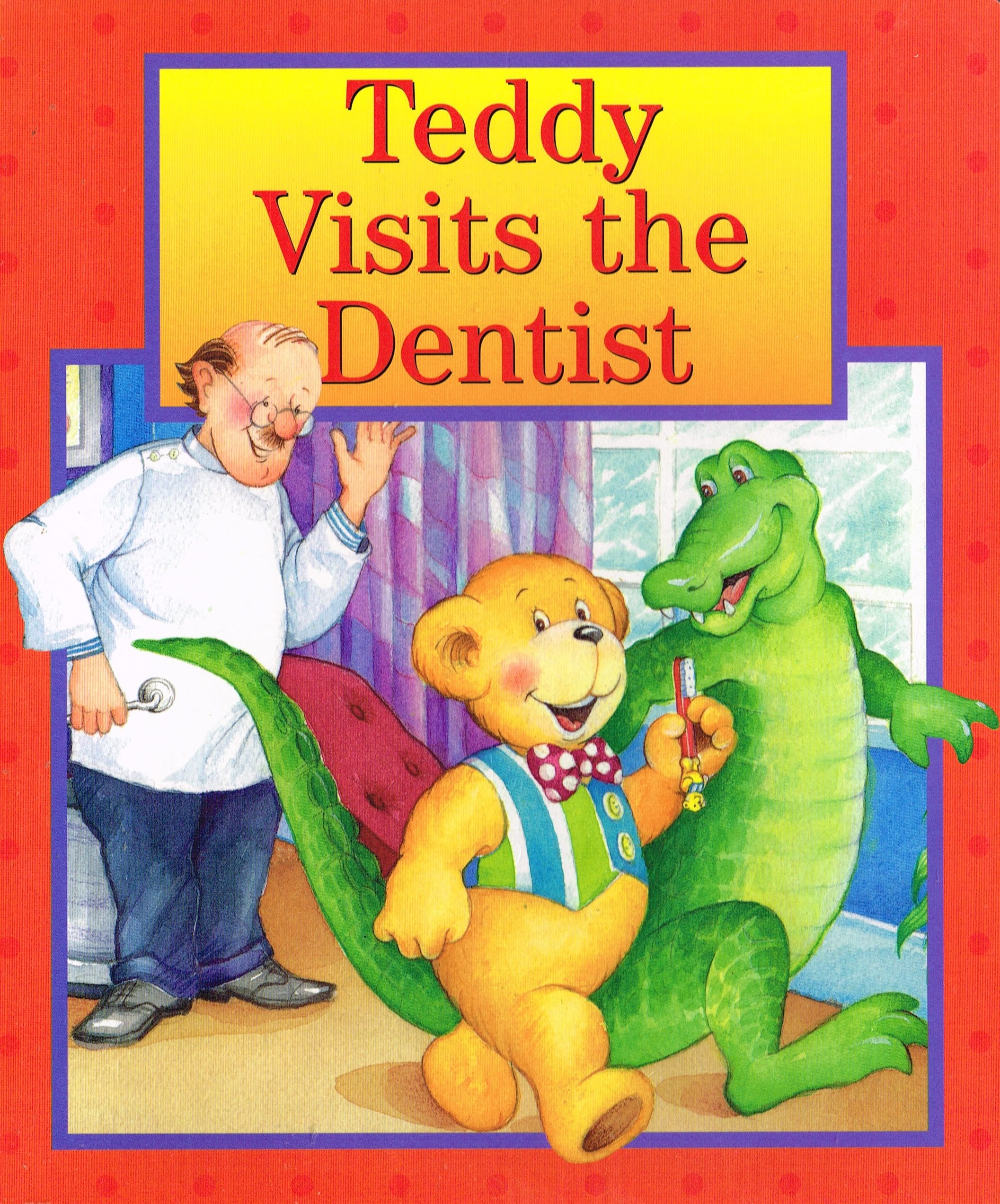 Teddy Visits The Dentist : ( Board Book ) : Large Print : Books