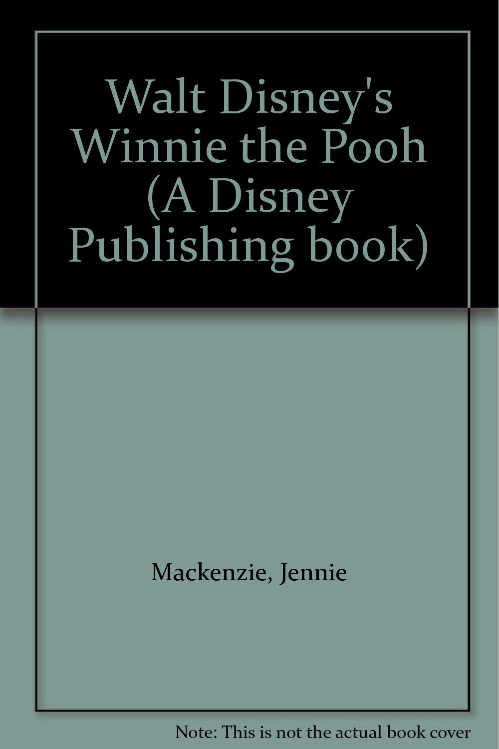 Walt Disney's Winnie the Pooh book