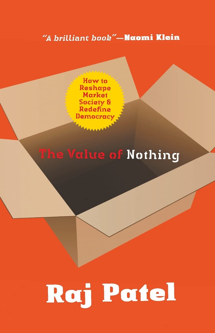 Value of Nothing : How to Reshape Market Society a book