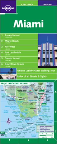 Lonely Planet Miami City Map (City Maps) Maps & Plans