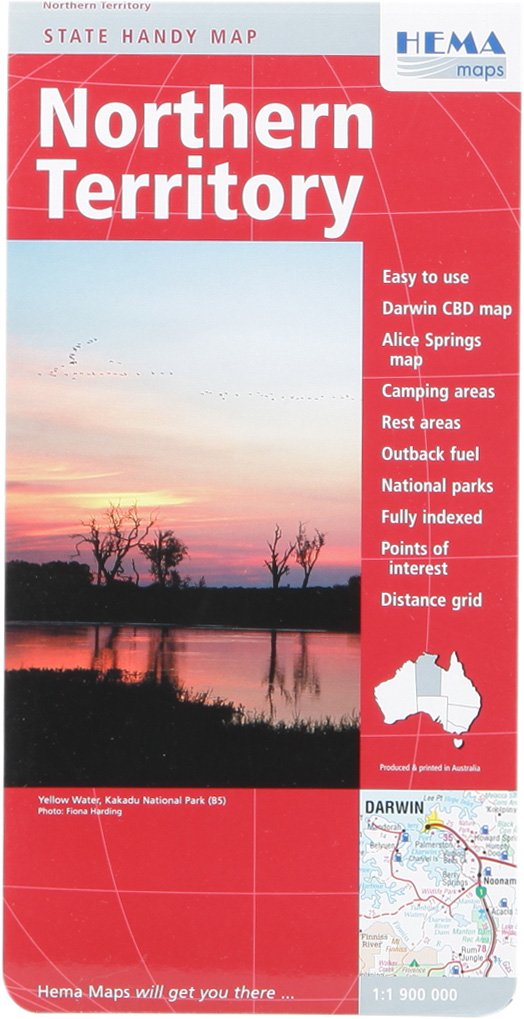 Northern-Territory-state-deluxe-NP-r/v-(r)-hema-UITV. Maps & Plans