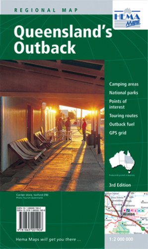 Carte routière : Outback Queensland (en anglais) book