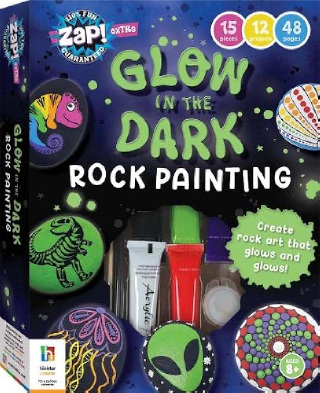 Zap! Extra Glow-in-the-Dark Rock Painting Non-fiction