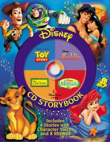Disney CD The Lion King, the Little Mermaid, Toy Story, Aladdin: Disney Cd Storybook (4-In-1 Disney Audio CD Storybooks) Novels & Short Stories