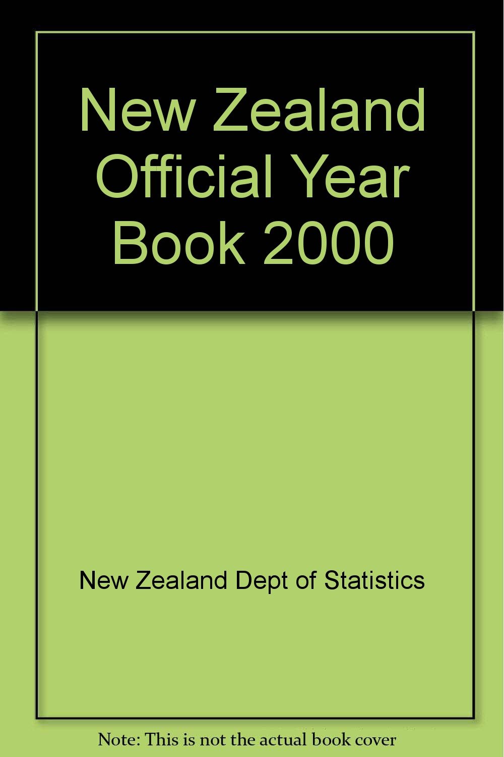 New Zealand Official Year Book 2000 Books