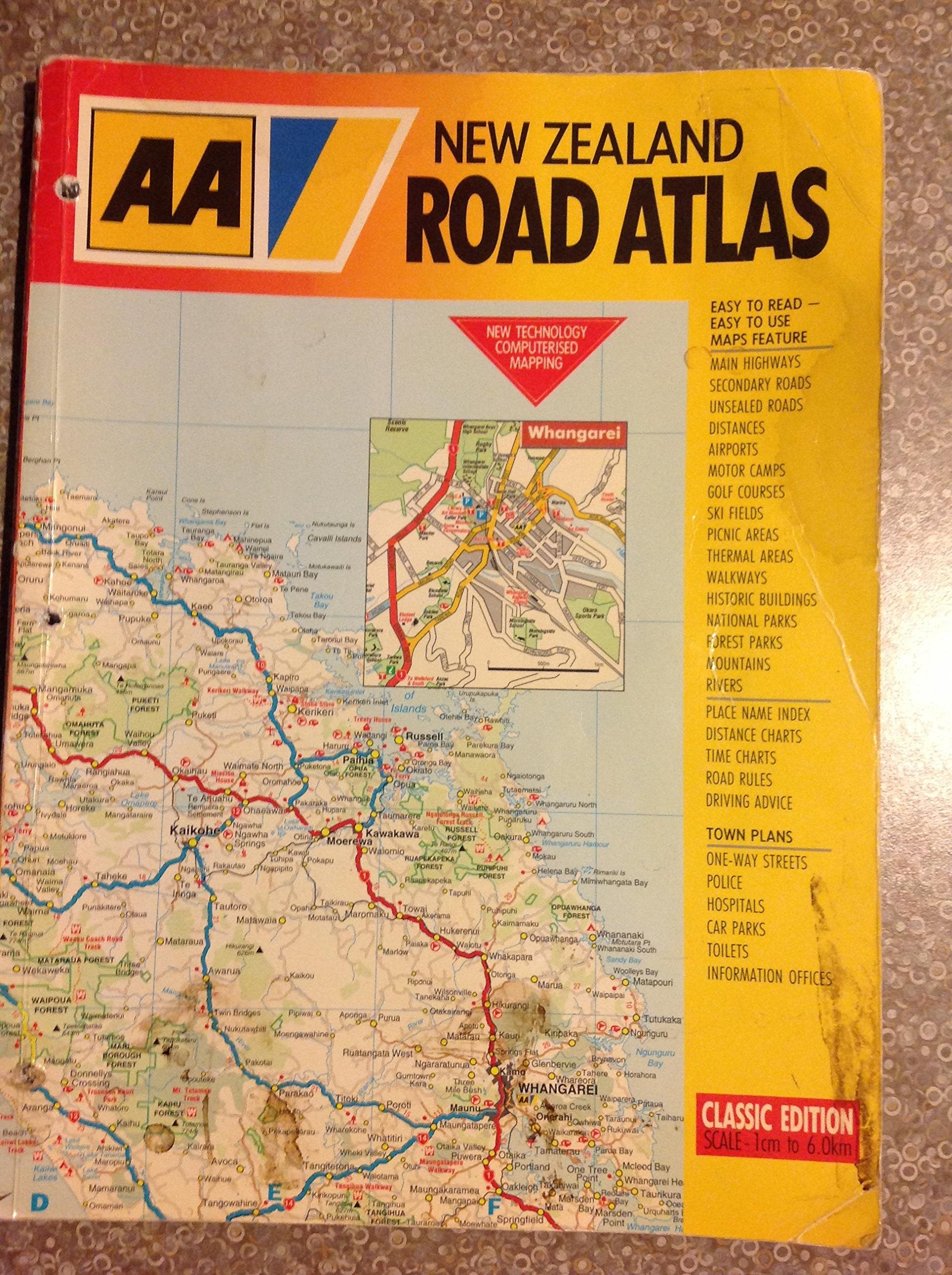 Automobile Association New Zealand Road Atlas Leisure, Home & Garden