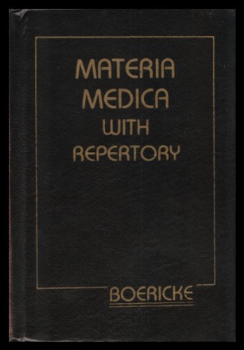 Homoeopathic Materia Medica with Repertory Comprising the Characteristic and Guiding Symptoms of the Remedies Books
